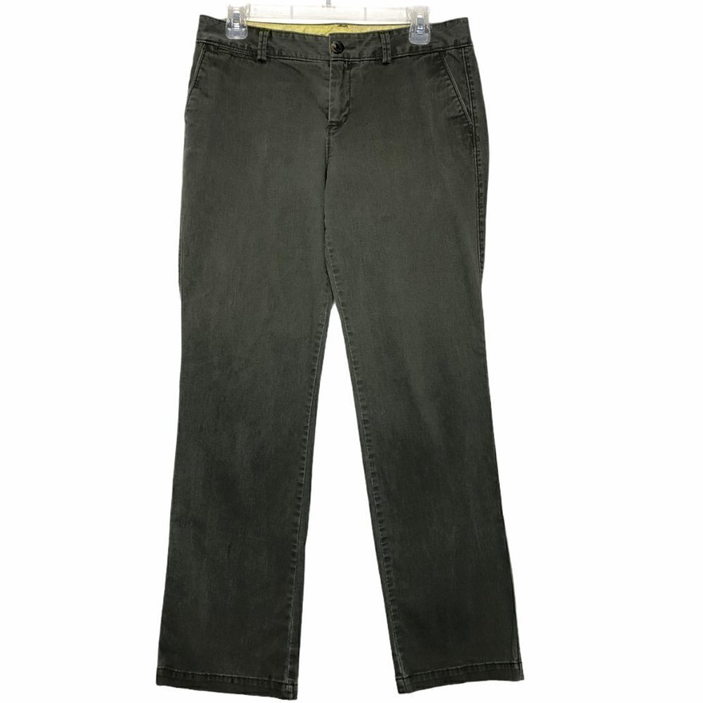 Dockers - Cotton Military Green Straight Leg Pants - Size 8M - Like New